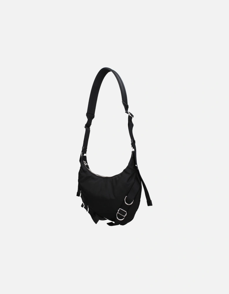 Leather Quilted Shoulder Bag Women - Black Crossbody Bags