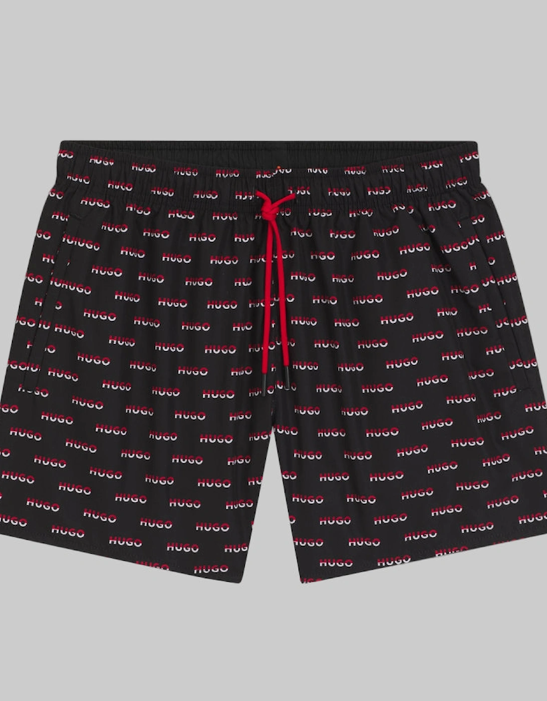 HUGO Dody Swim Shorts, Black, 2 of 1