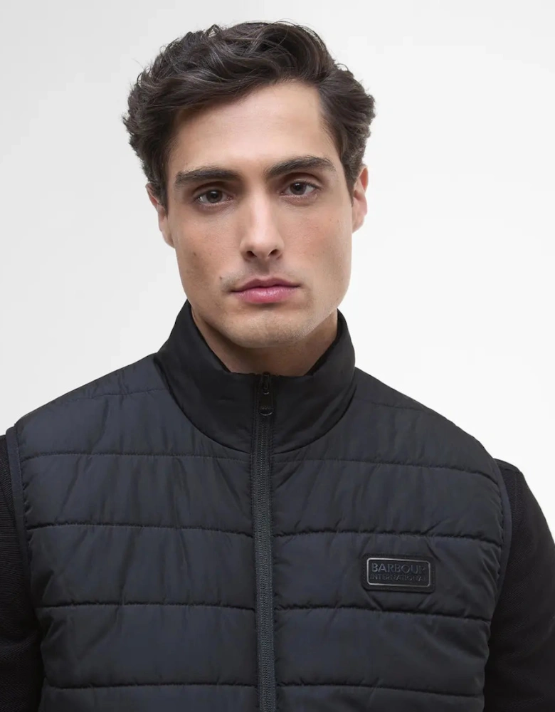 Aldon Quilted Gilet - Black