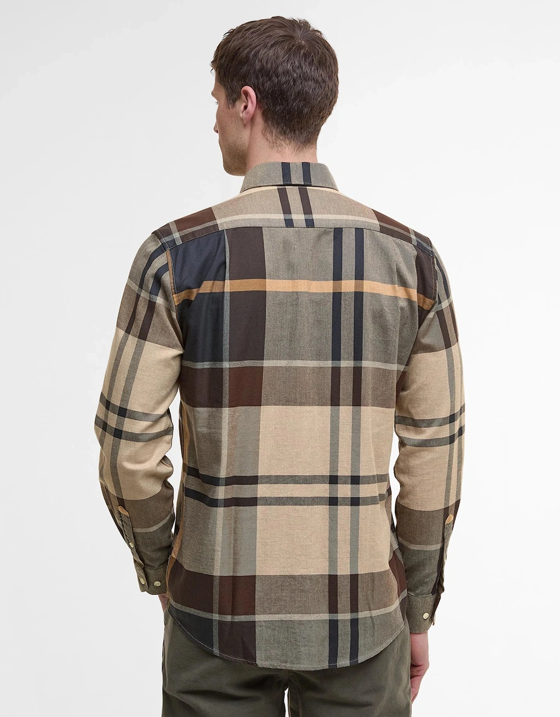 Bearpark Regular Tartan Check Shirt - Brown Autumn Dress