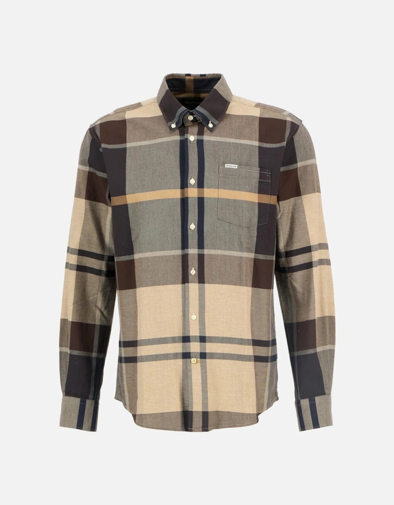 Bearpark Regular Tartan Check Shirt - Brown Autumn Dress