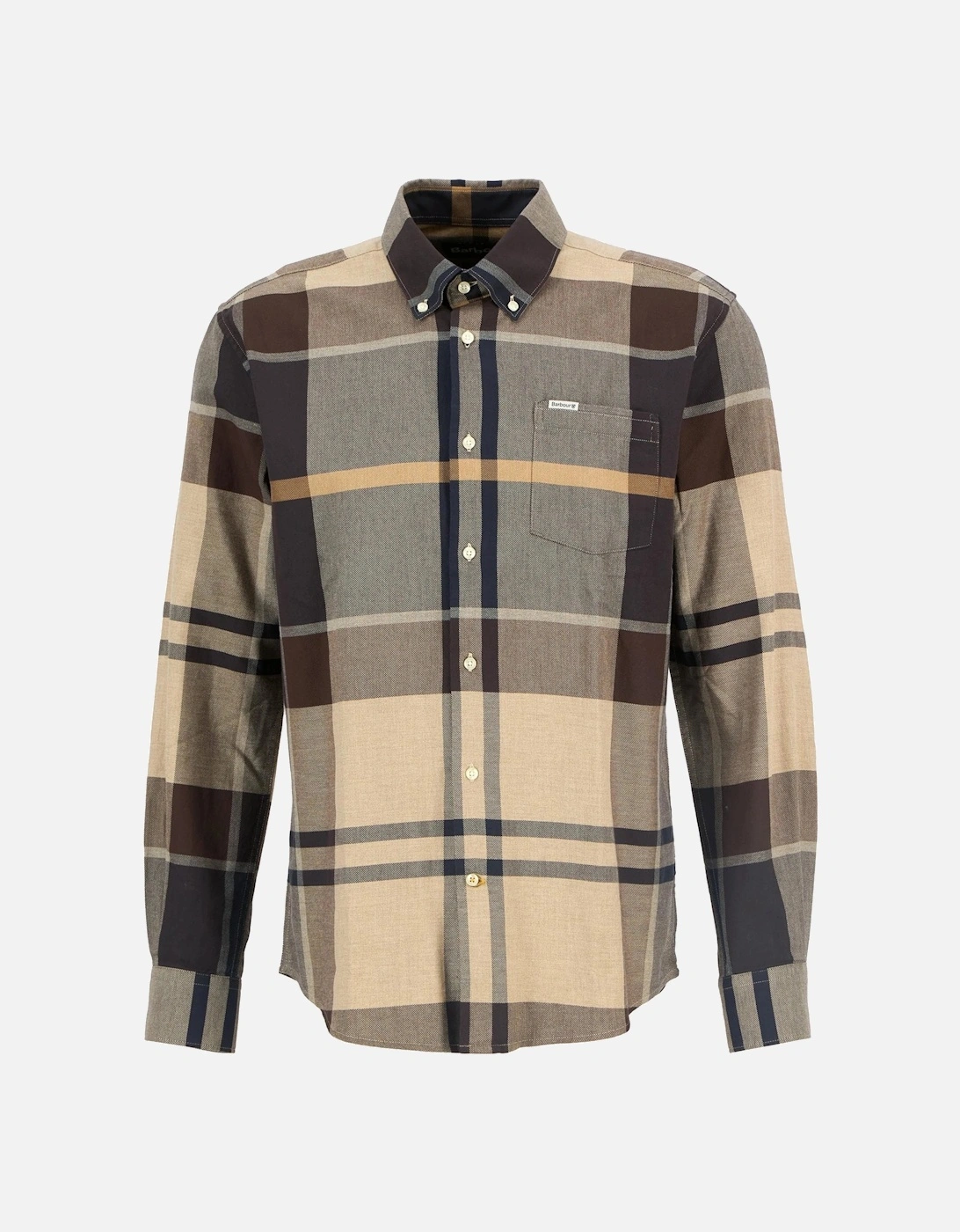 Bearpark Regular Tartan Check Shirt - Brown Autumn Dress