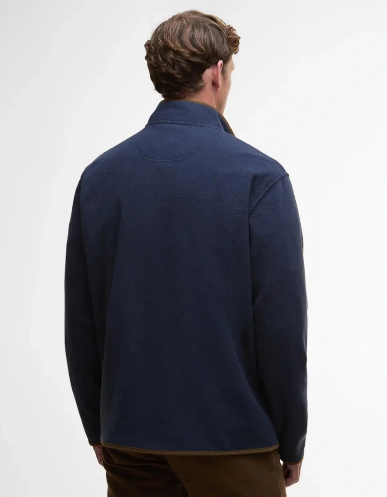 Harwood Zip Through Fleece - Navy Blue