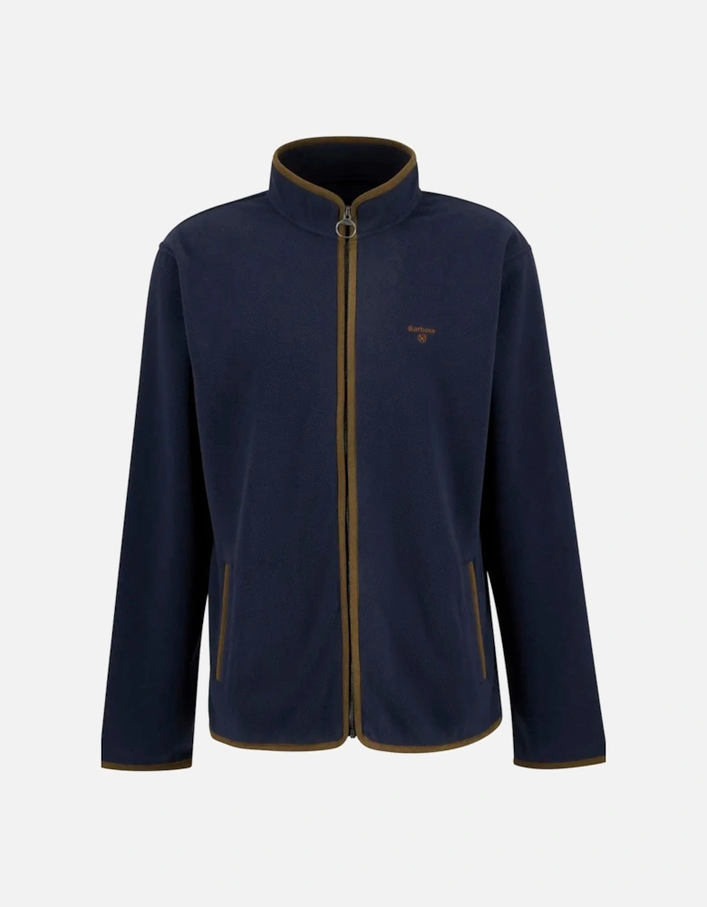 Harwood Zip Through Fleece - Navy Blue