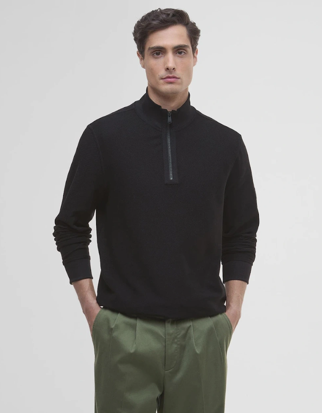 Samuel Half Zip Sweatshirt - Black, 7 of 6