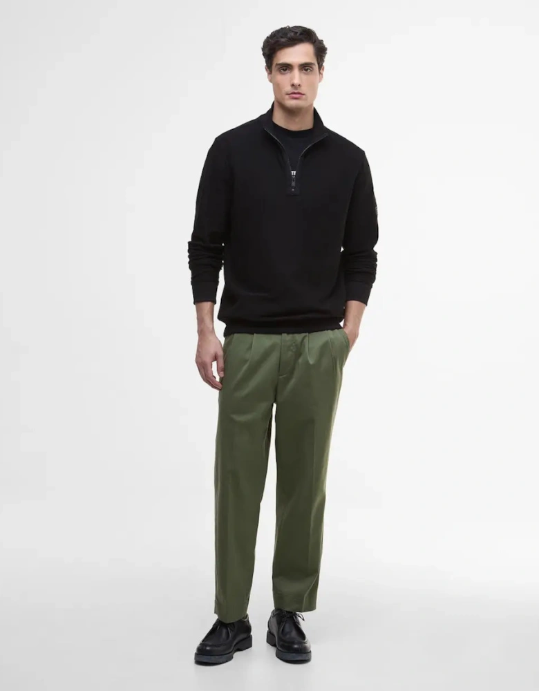 Samuel Half Zip Sweatshirt - Black