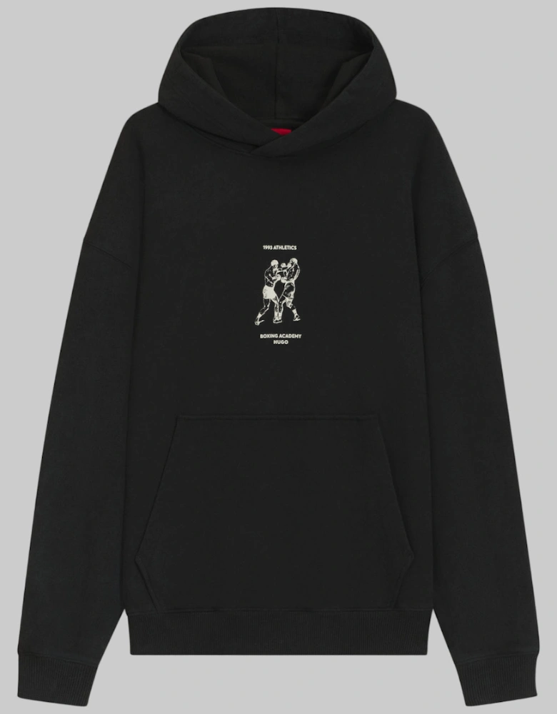 HUGO Duwrestie Hoodie, Black