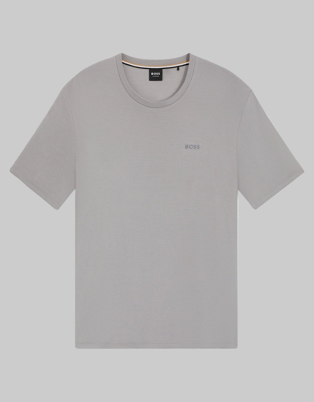 BOSS Rib T-Shirt, Light/Pastel Grey, 2 of 1