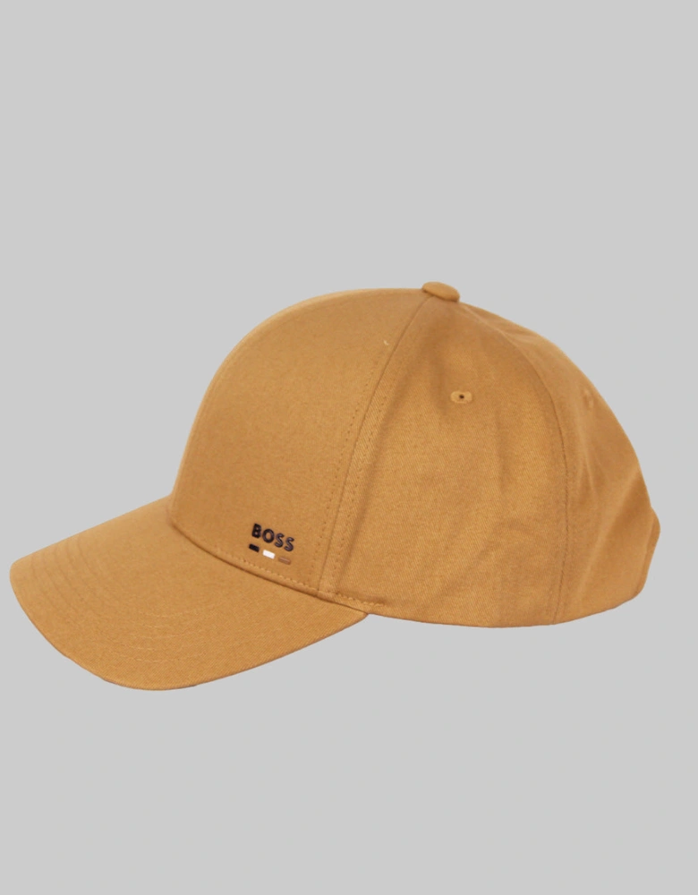 BOSS Zed Stripe Baseball Cap, Medium Beige