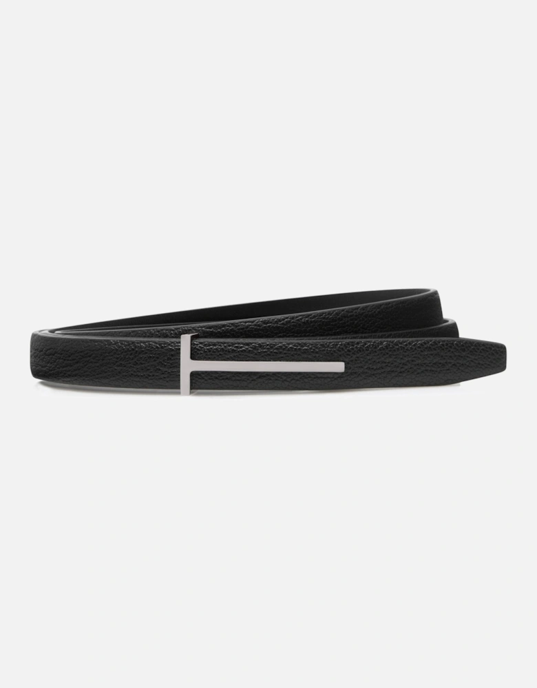 SUPPLE GRAIN LEATHER BELT 15CM