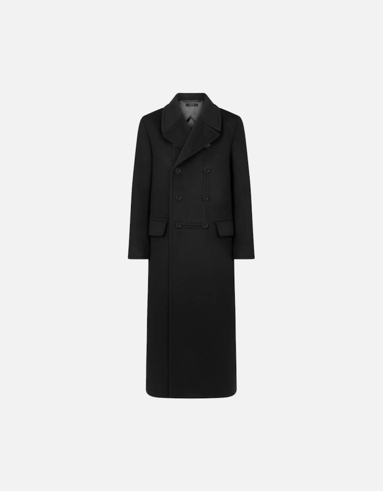 PURE CASHMERE MELTON DB COAT