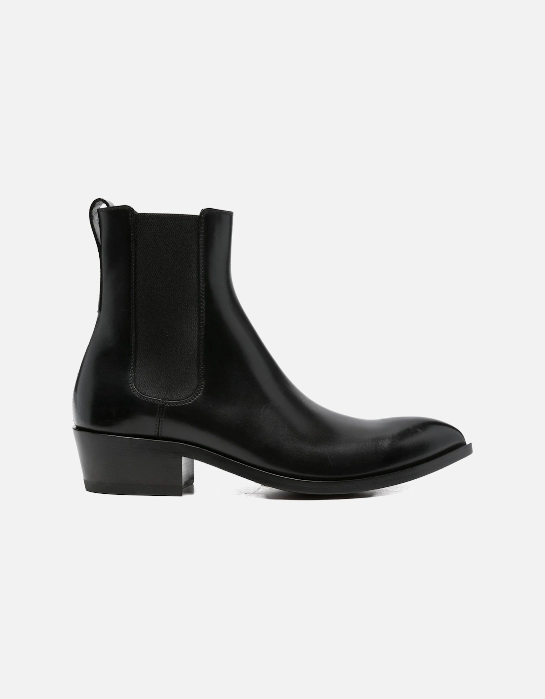 BURNISHED LEATHER CHELSEA BOOTS, 5 of 4