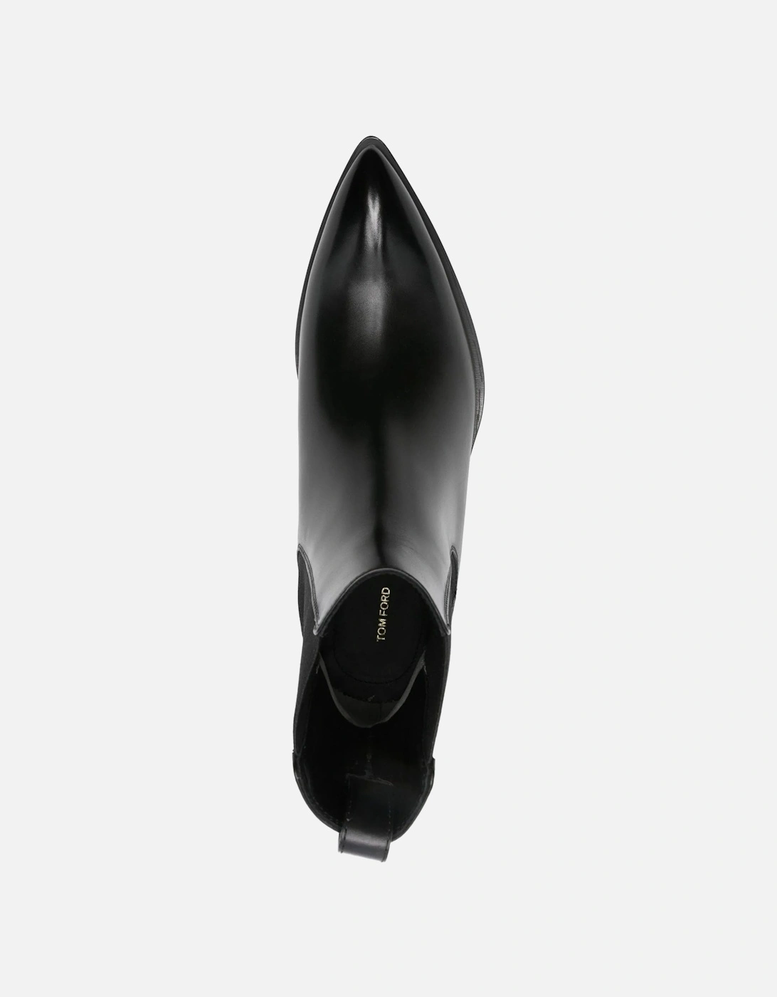 BURNISHED LEATHER CHELSEA BOOTS