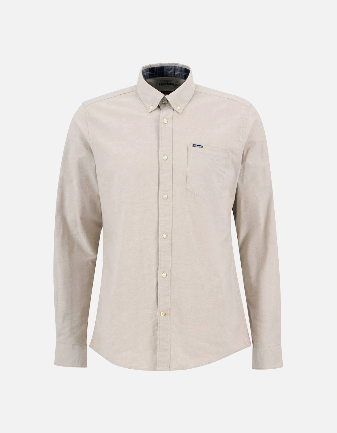 Marsden Tailored Oxford Shirt - Washed Stone