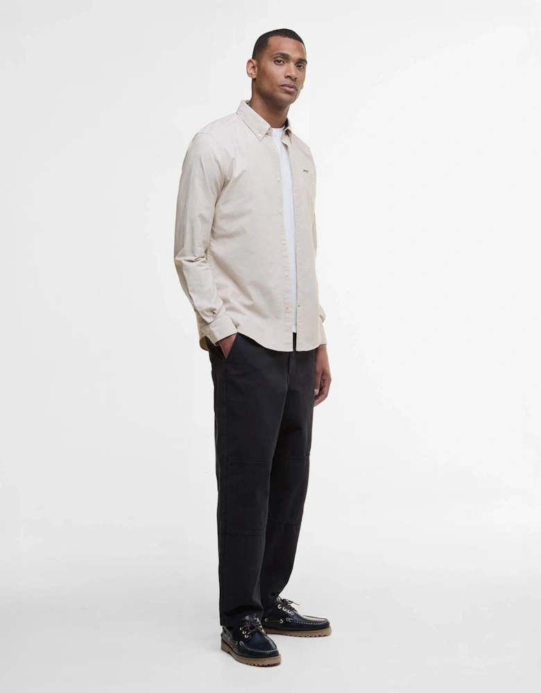 Marsden Tailored Oxford Shirt - Washed Stone