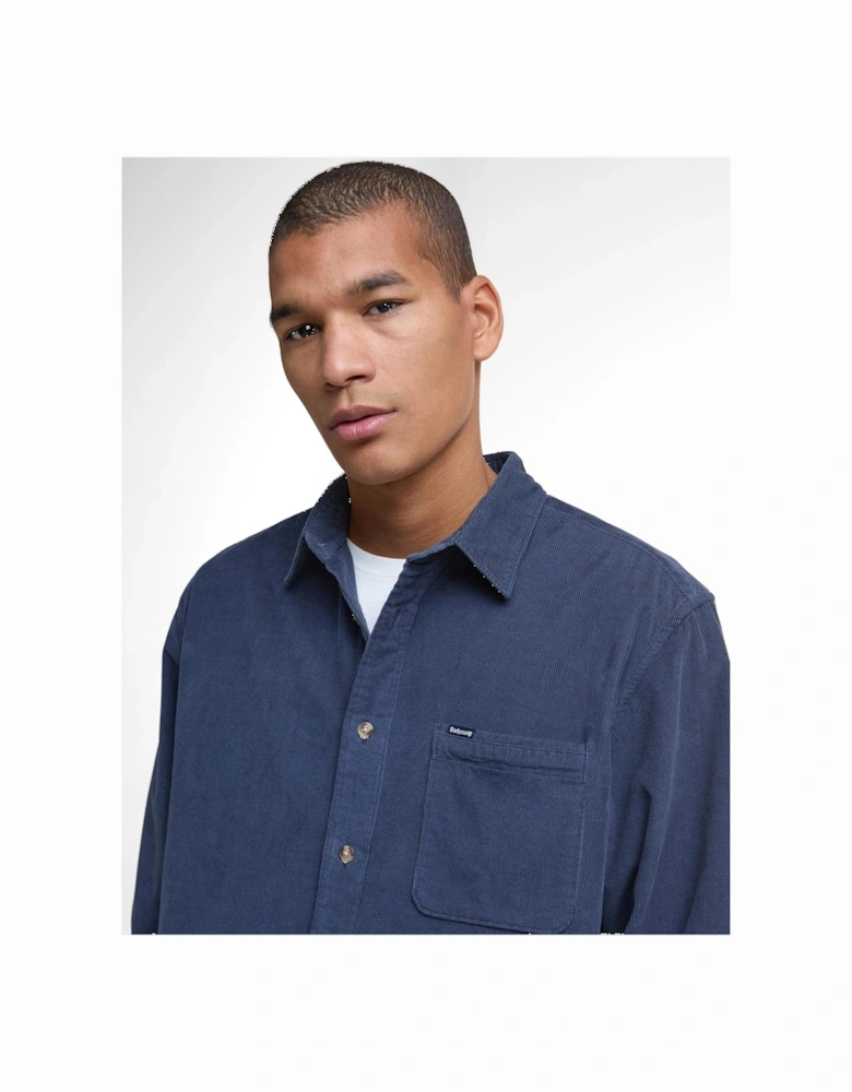 Bramside Cord Shirt - Navy Blue