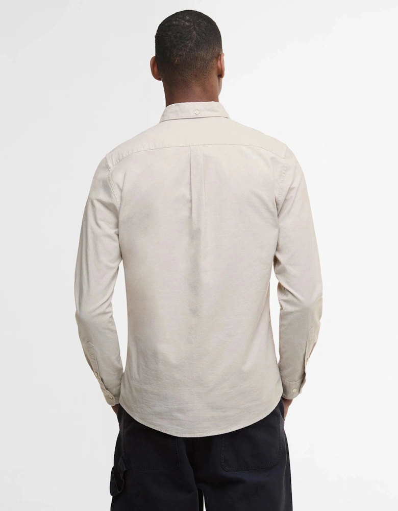 Marsden Tailored Oxford Shirt - Washed Stone