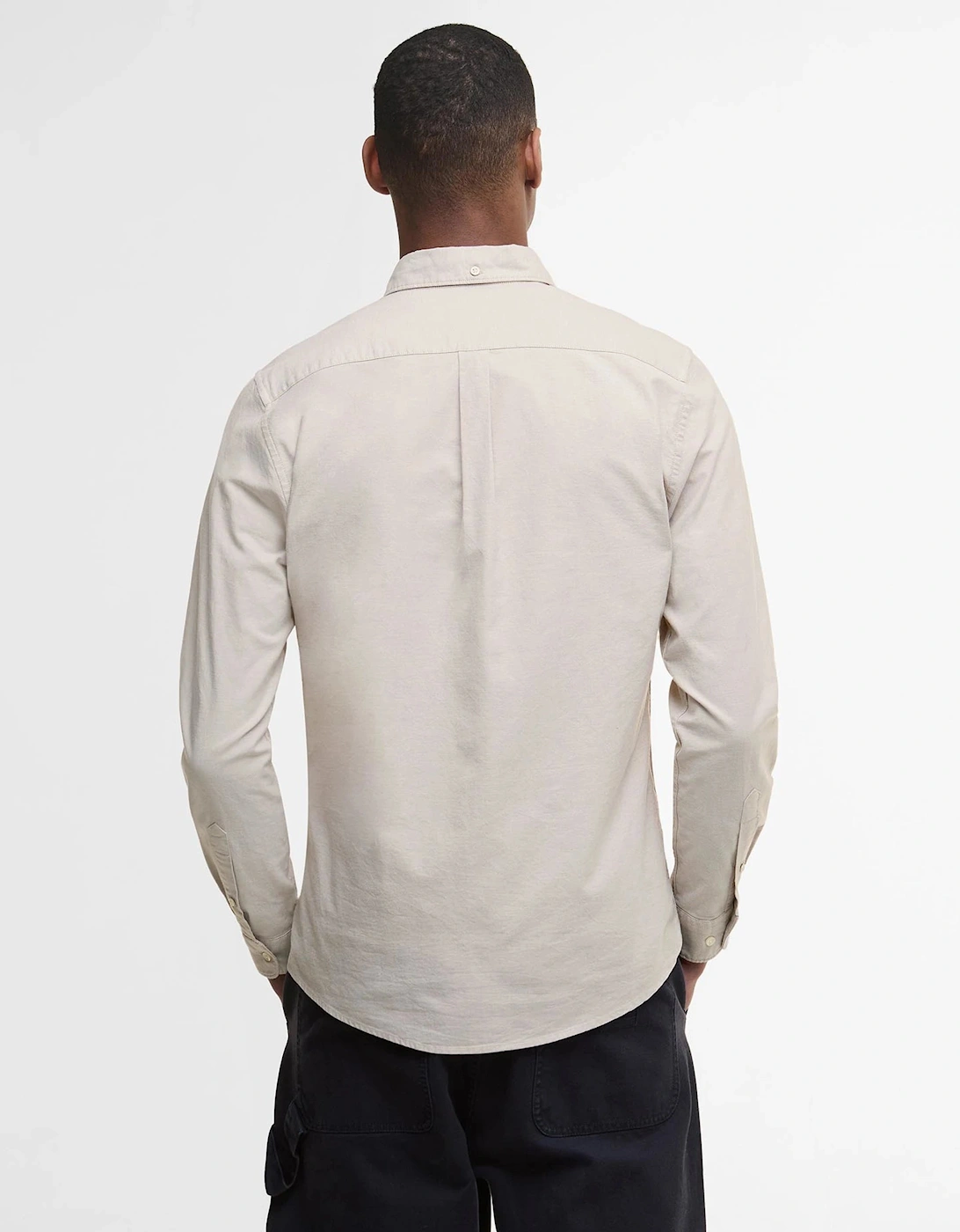 Marsden Tailored Oxford Shirt - Washed Stone
