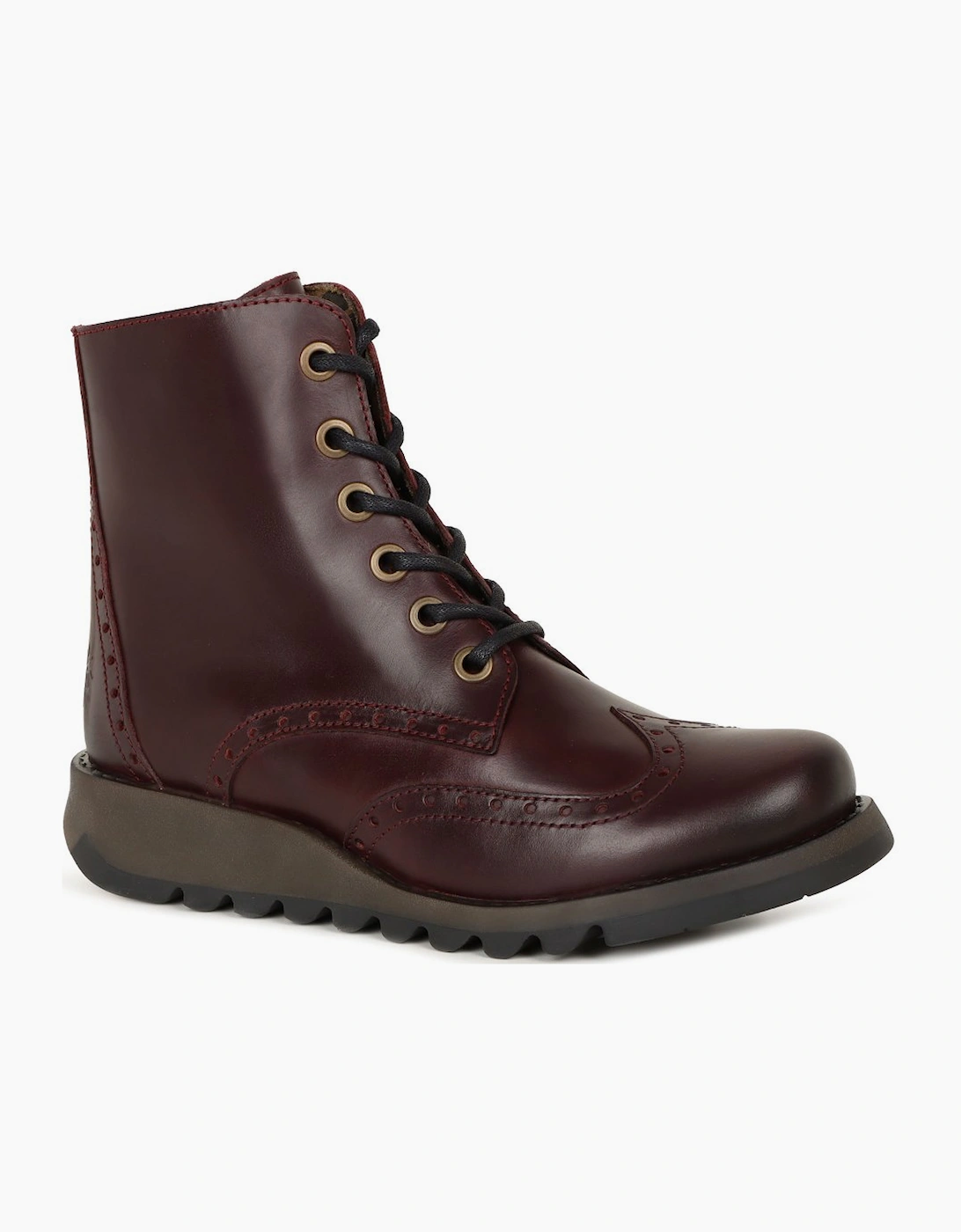 Fly London Women's Brown Sarl Biker Boots - Size: 4
