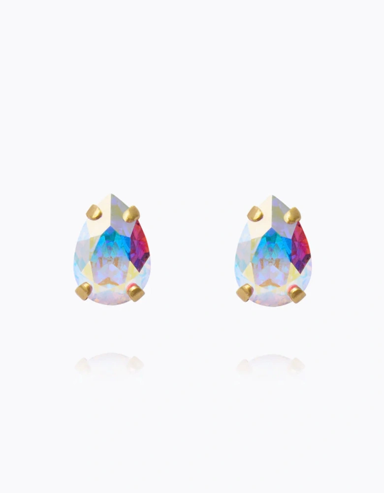 Petite Drop Stud Earrings in Aurore Boreale