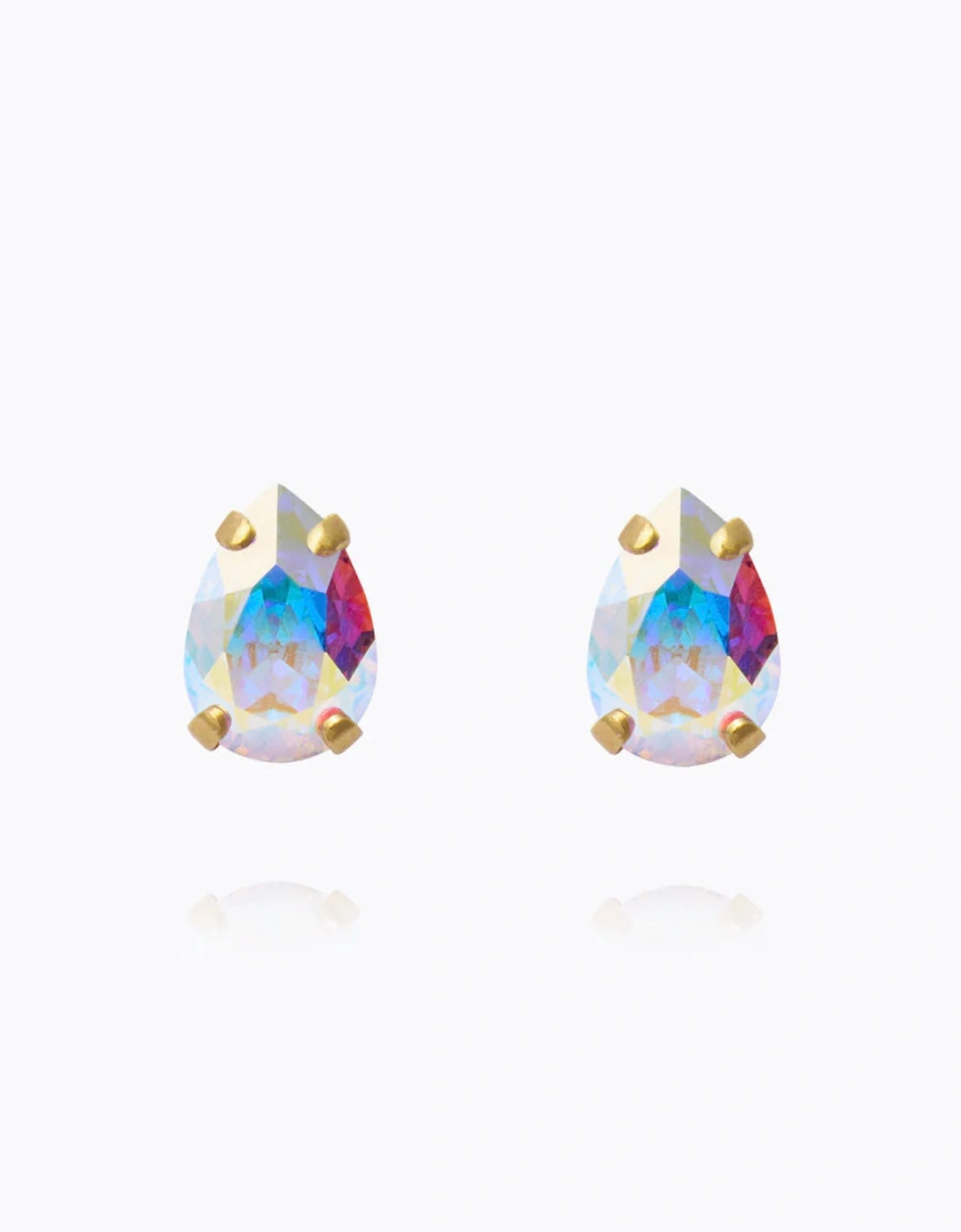 Petite Drop Stud Earrings in Aurore Boreale, 2 of 1