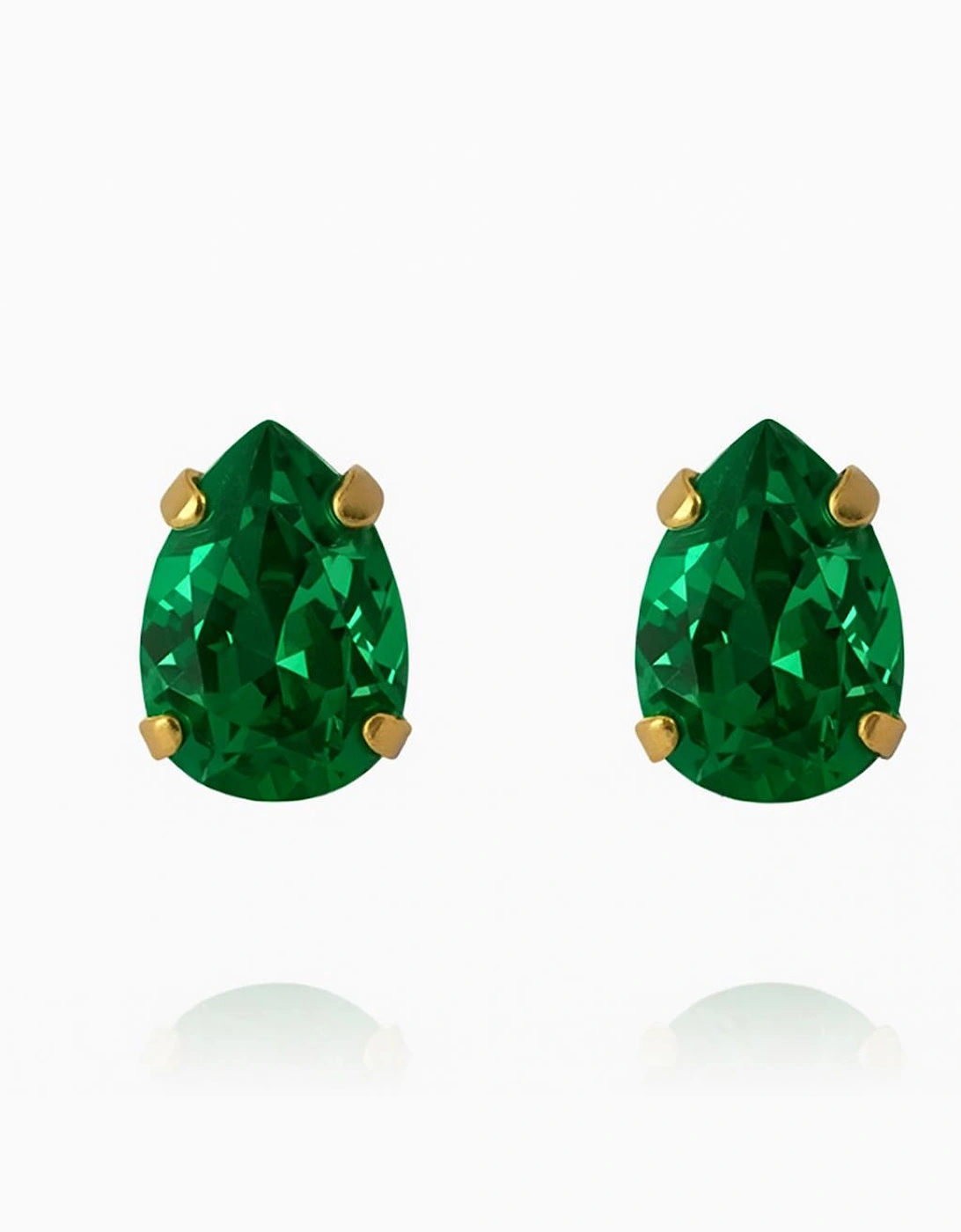 Petite Drop Earrings in Majestic Green, 2 of 1