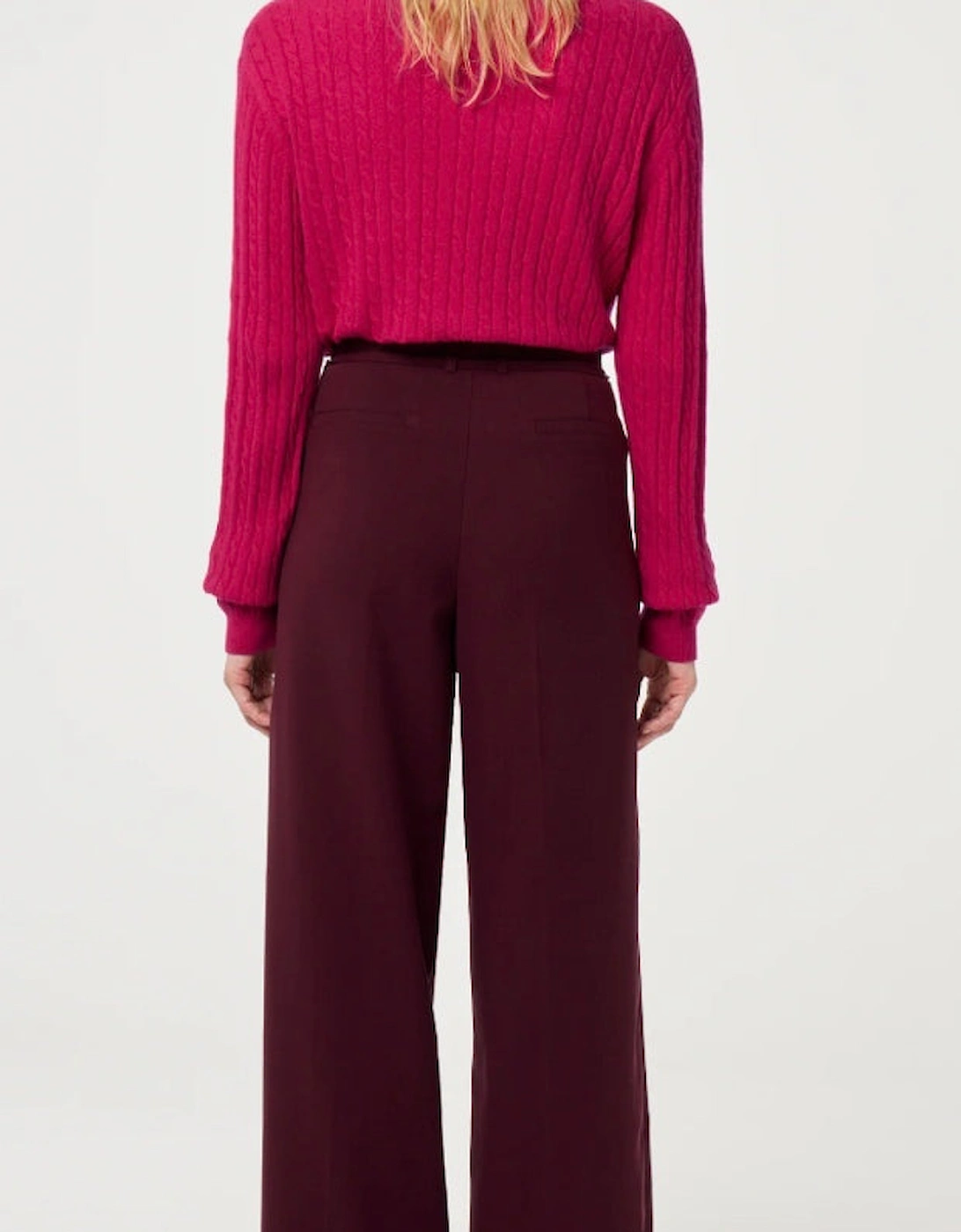 Neslan Trousers Deep Burgundy