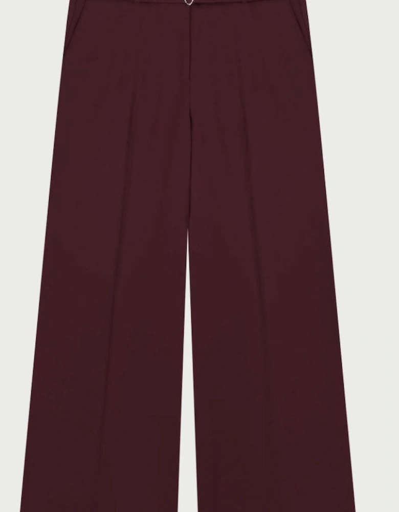 Neslan Trousers Deep Burgundy