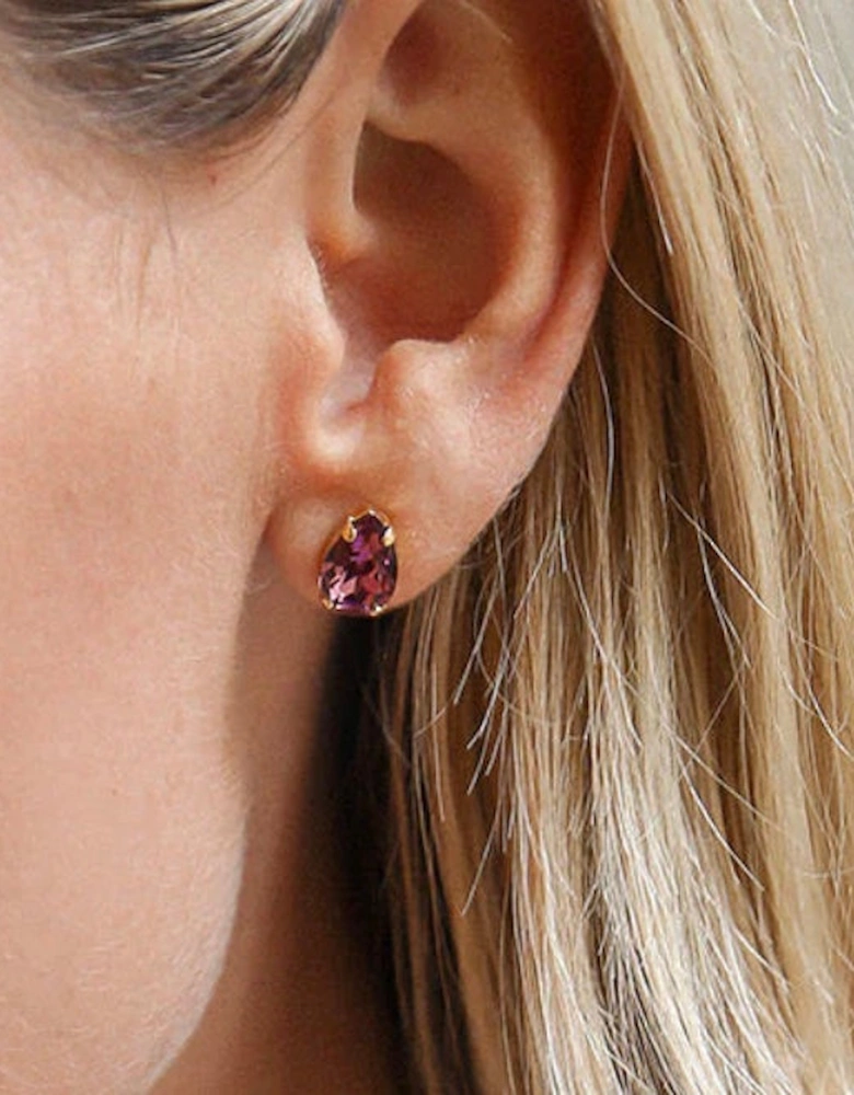 Petite Drop Earrings in Iris