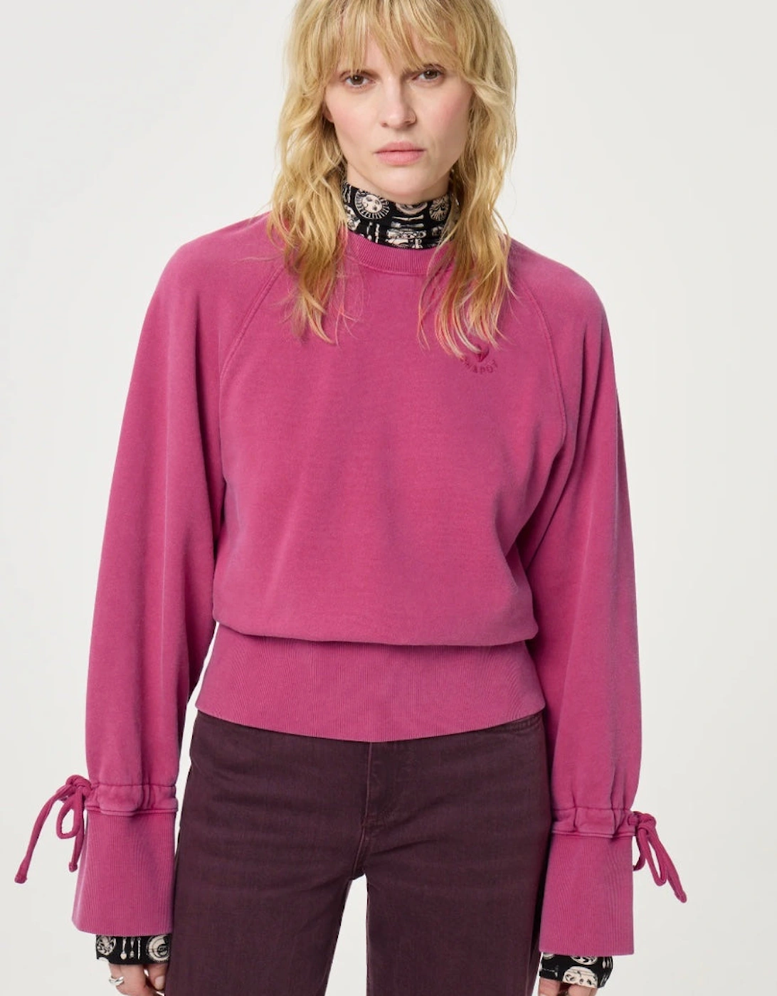 Janet Sweater in Lipstick Stain, 5 of 4