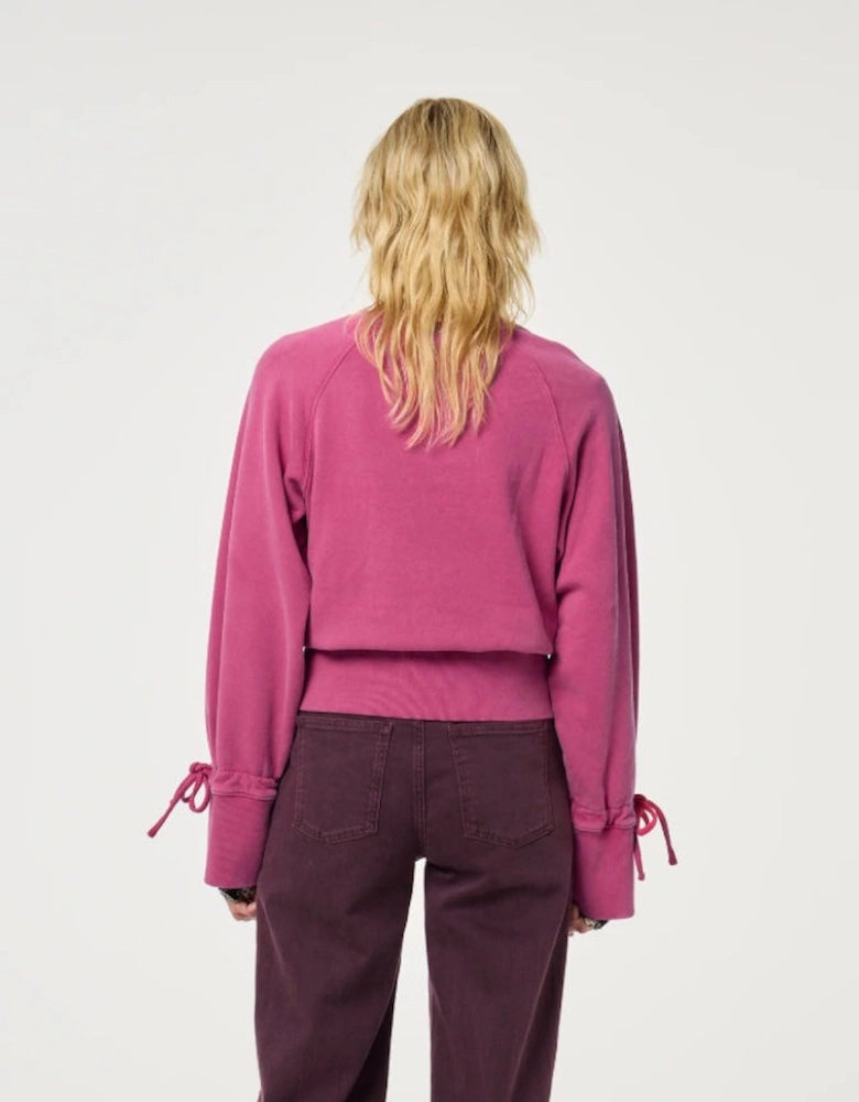 Janet Sweater in Lipstick Stain