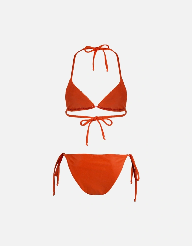 Moire Shell Bikini Top