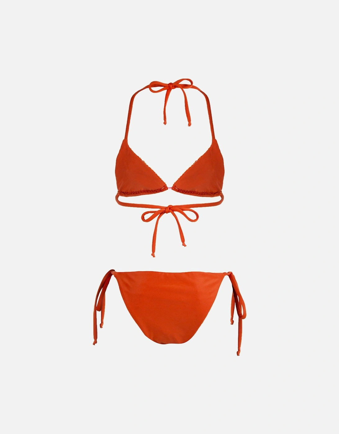 Moire Shell Bikini Top