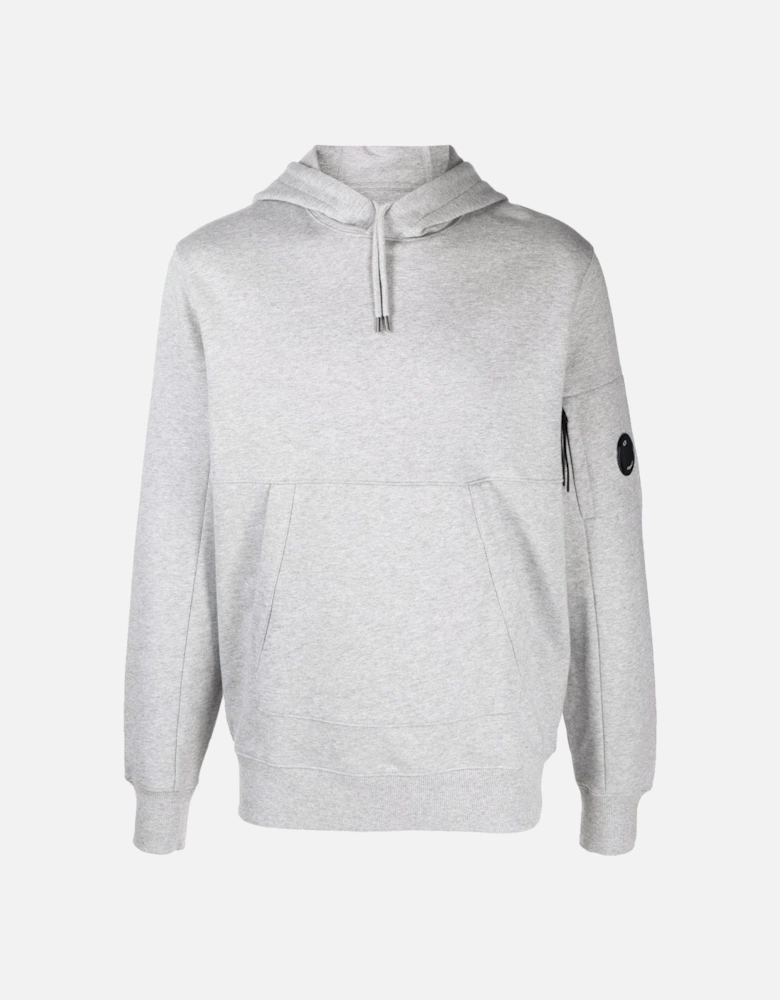 C.P. Company Logo-patch Cotton Hoodie in Grey