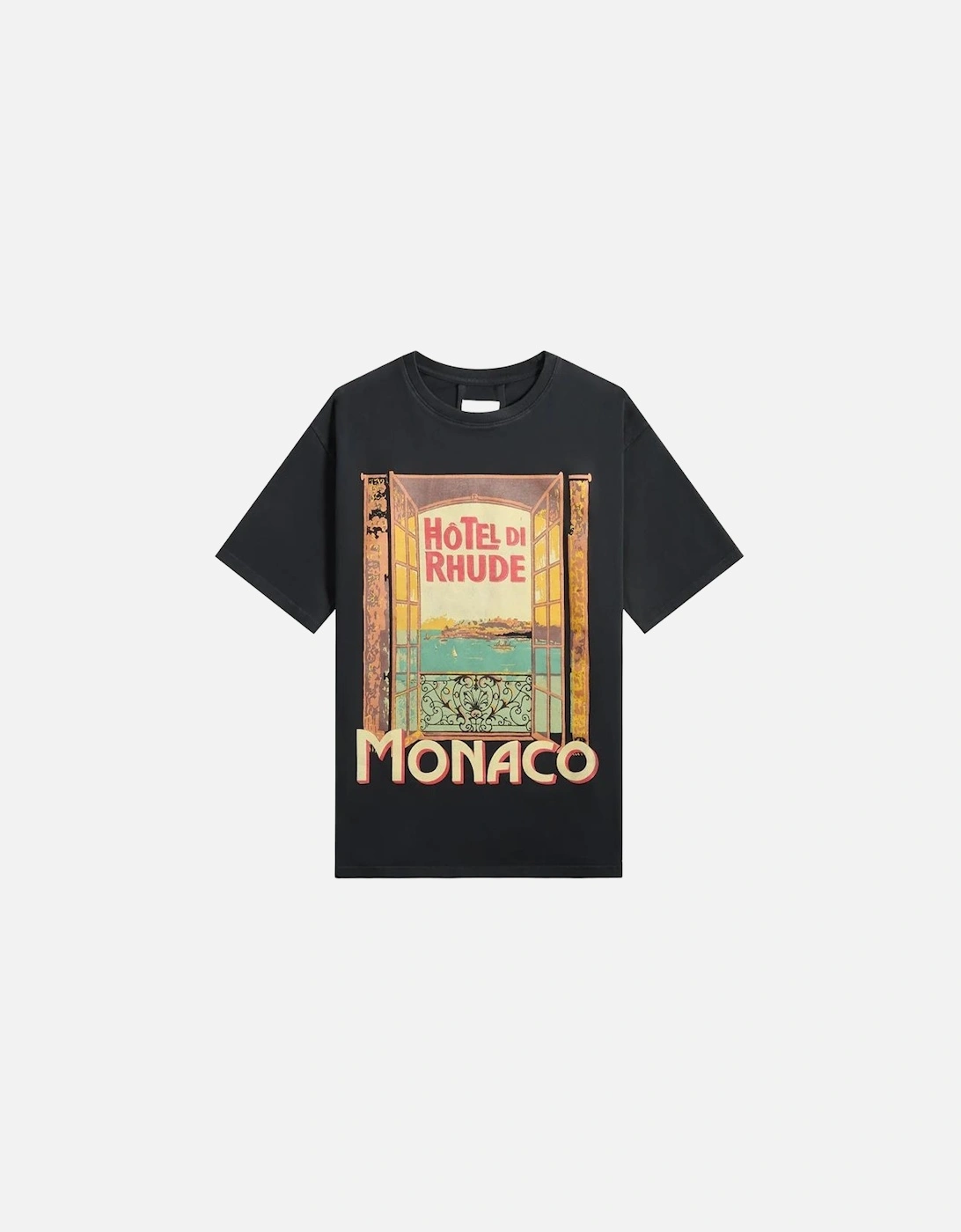 Hotel di Monaco T-Shirt in Black, 6 of 5