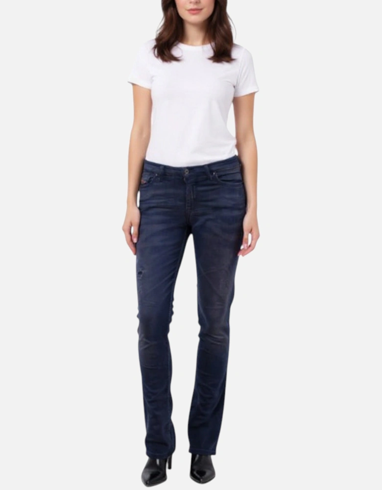 DORIS NE 0669Q Womens Denim Jeans Slim Fit Distressed Sweat Jogg Pants