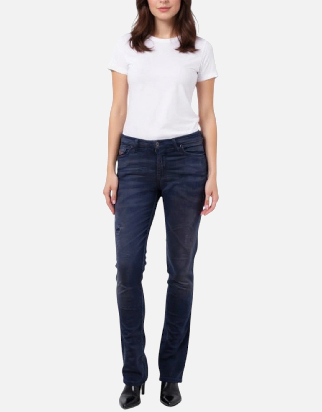 DORIS NE 0669Q Womens Denim Jeans Slim Fit Distressed Sweat Jogg Pants, 8 of 7