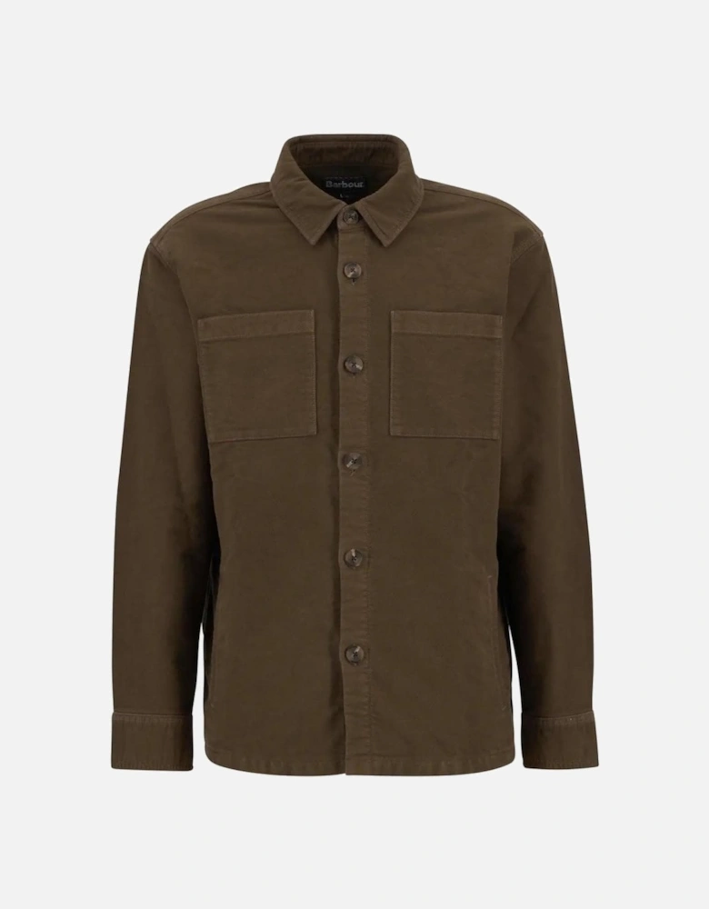Men's Dark Sand Moleskin Overshirt