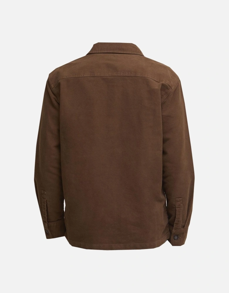 Men's Dark Sand Moleskin Overshirt