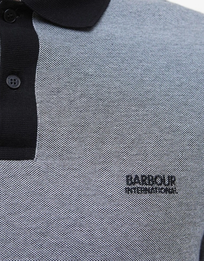 Barbour Men's Black Morely Oxford Polo Shirt