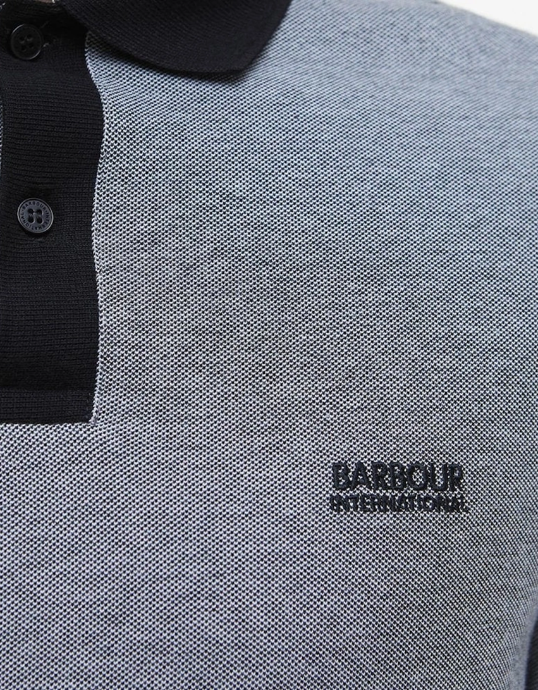 Barbour Men's Black Morely Oxford Polo Shirt