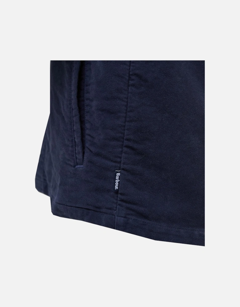Men's Navy Moleskin Overshirt