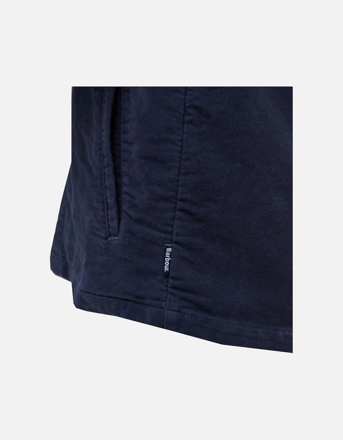 Men's Navy Moleskin Overshirt