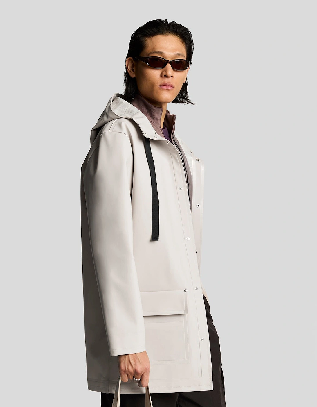 Lyle And Scott Men's Stutterheim Stockholm Jacket - White - Size: 42/Regular