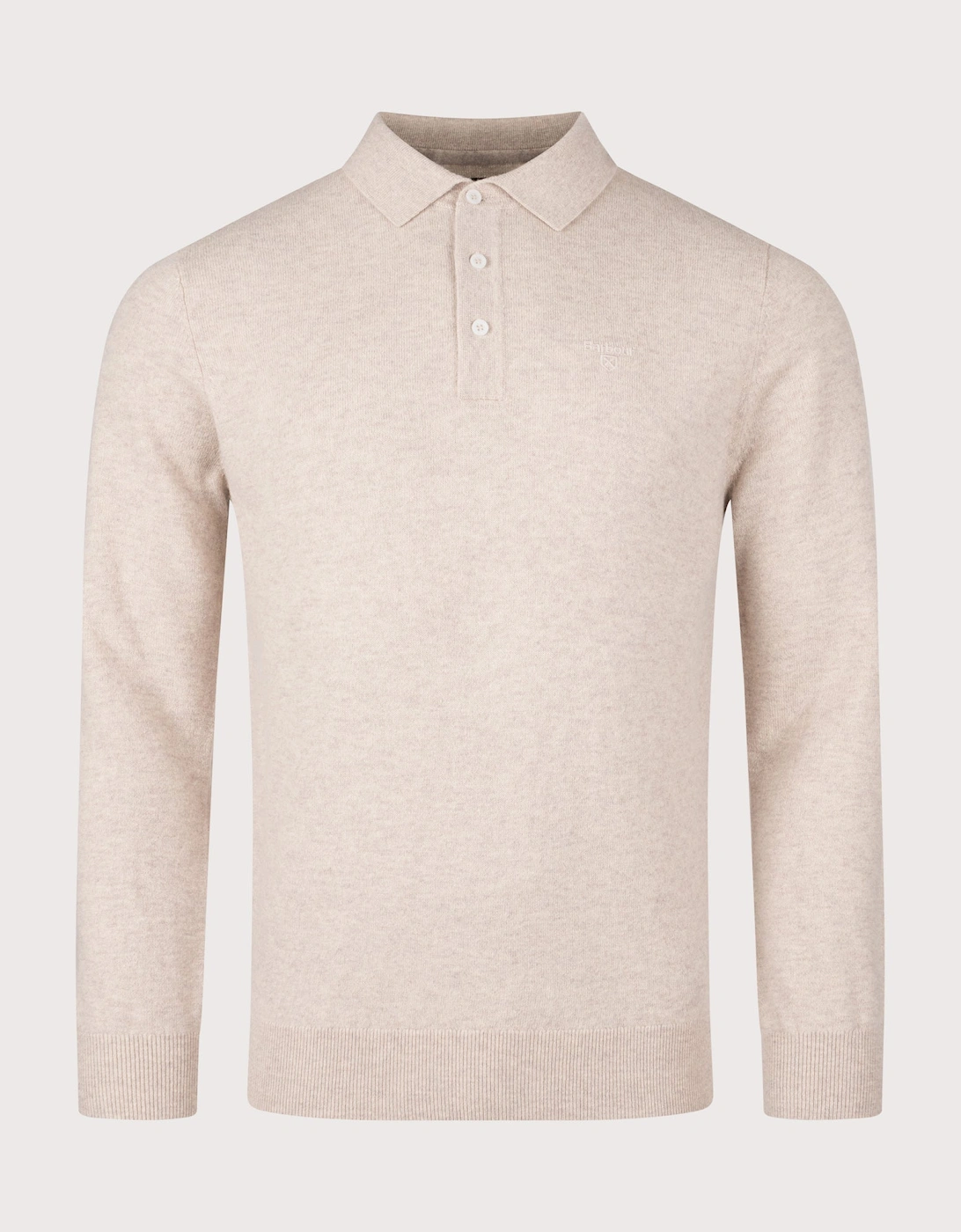 Hutherston Knitted Long Sleeve Polo Shirt, 4 of 3