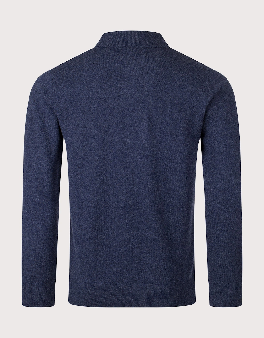 Hutherston Knitted Long Sleeve Polo Shirt
