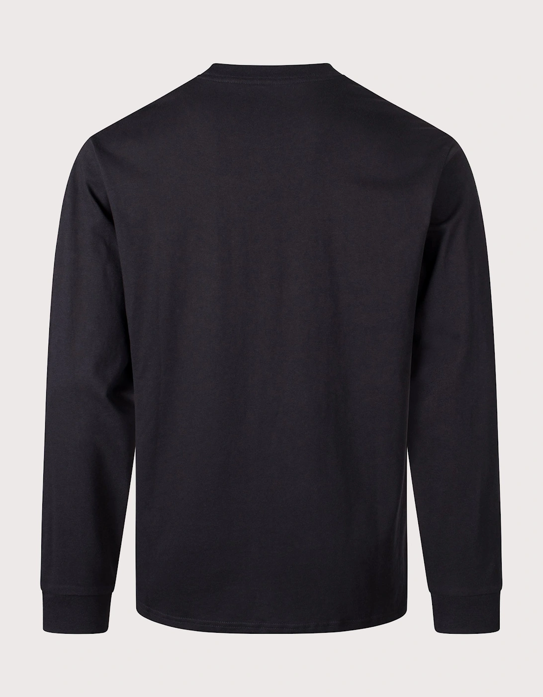 Relaxed Fit Embroidery Long Sleeve T-Shirt