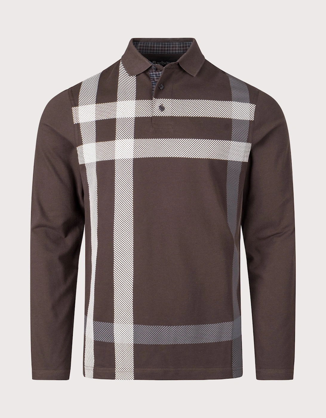 Blaine Tailored Long Sleeve Polo Shirt, 4 of 3
