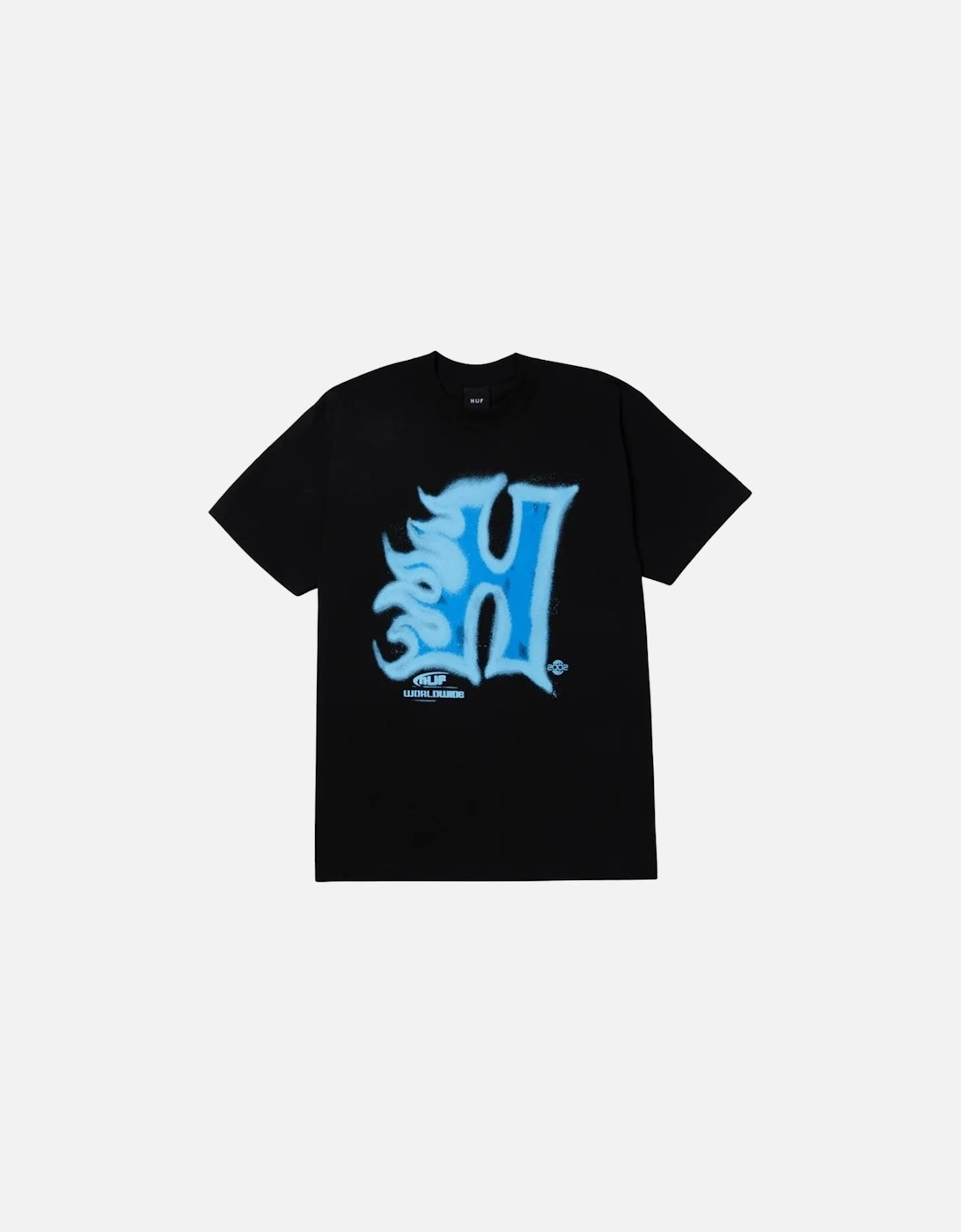 Men's HUF Heatwave S/S Tee - Black - Size: 38