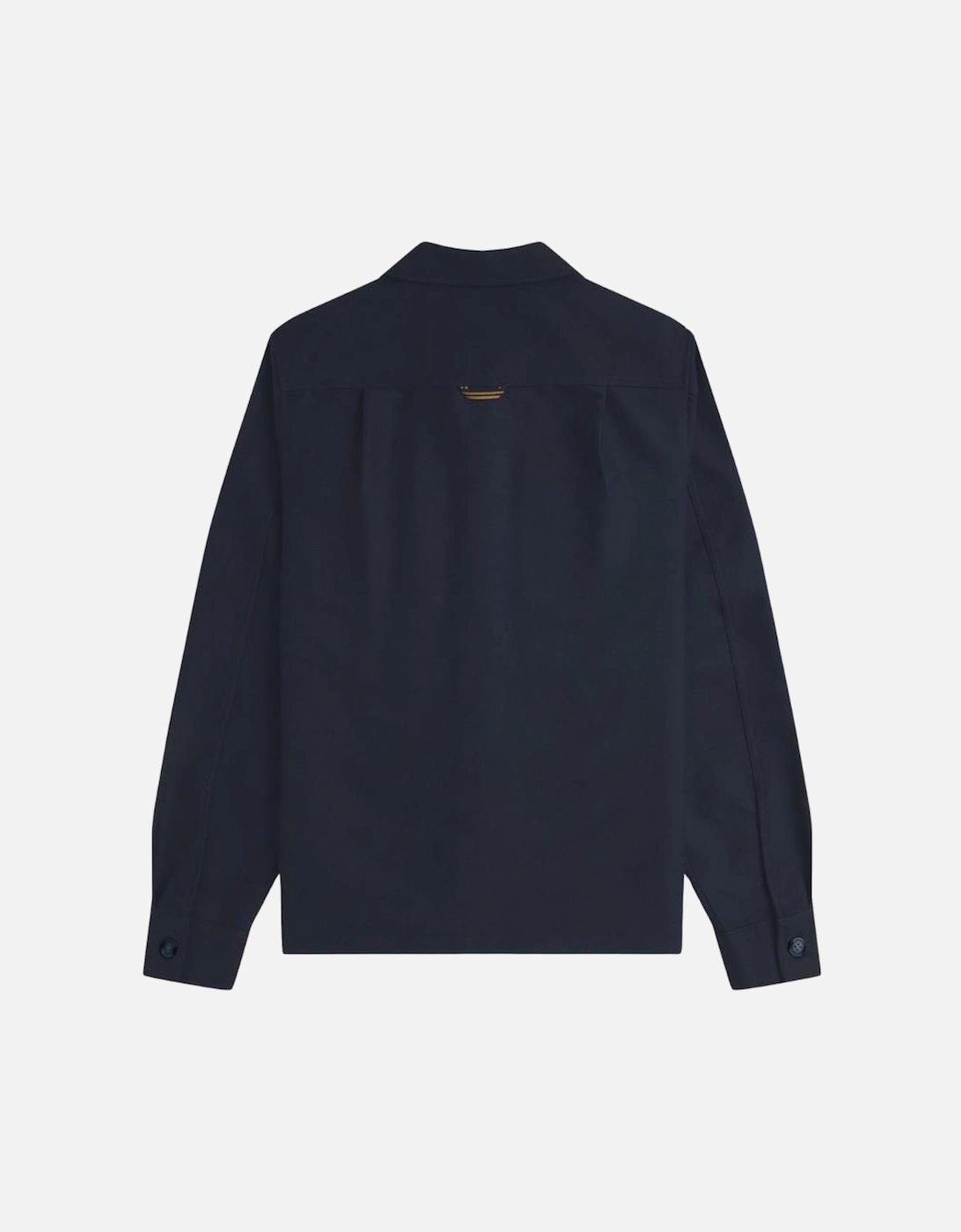 Brushed Twill Overshirt - Navy